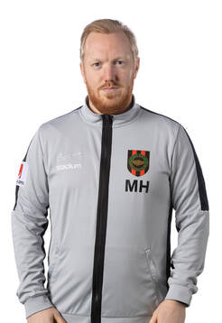 Brommapojkarnas målvaktstränare Mathias Hallbygård