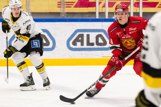 Västerås Isak Skedung och Moras Michael Brandsegg-Nygård