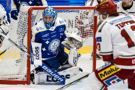 Leksands målvakt Filip Larsson