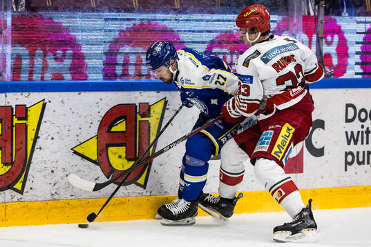 Leksands Marek Hrivik och MoDos Kristians Rubins