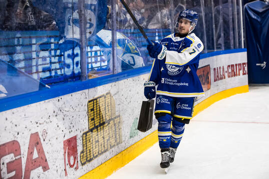 Leksands Marcus Karlberg jublar