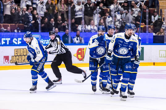 Leksands Marek Hrivik jubel