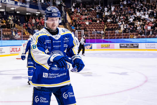 Leksands Olle Alsing jublar