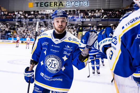 Leksands Lucas Elvenes jublar