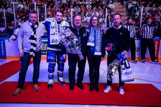 Leksands Patrik Norén hyllas för 500 matcher innan