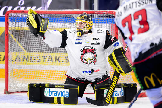 Malmö Redhawks målvakt Ian Blomquist