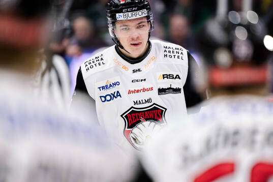 Malmö Redhawks Anton Wahlberg deppar