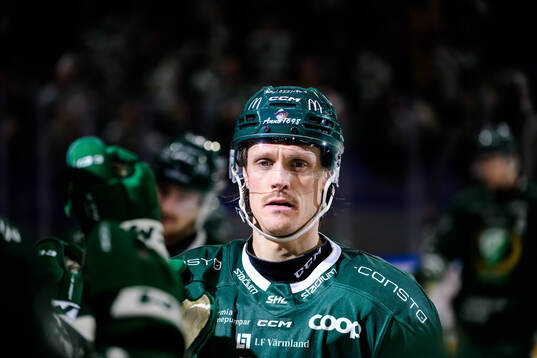Färjestads Magnus Nygren jublar