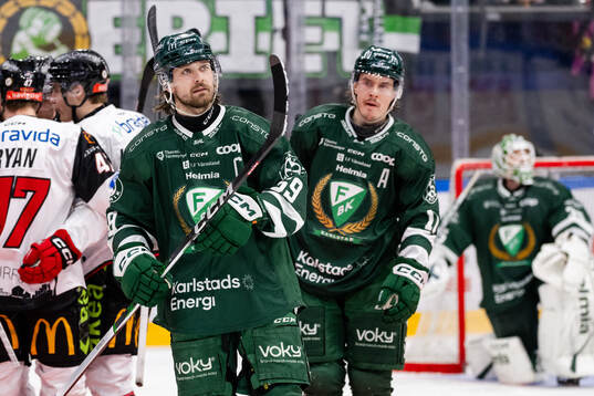 Färjestads Linus Johansson deppar