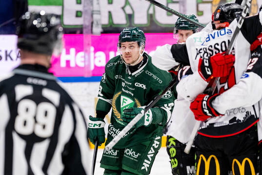 Färjestads Joel Kellman deppar