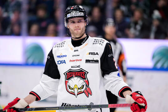 Malmö Redhawks Kim Rosdahl deppar