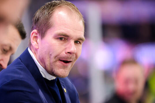 Färjestads tränare Thomas Mitell