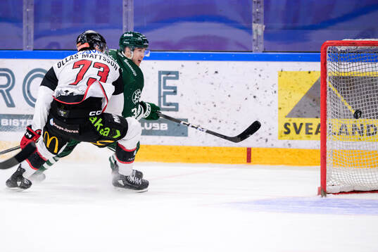 Malmö Redhawks Adam Ollas Mattsson och Färjestads Michael