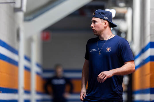 Växjös Dylan McLaughlin värmer upp
