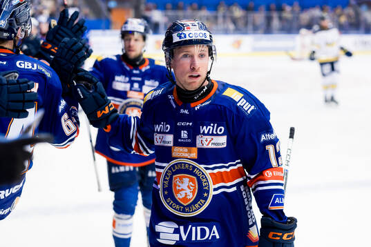 Växjös Dylan McLaughlin jublar