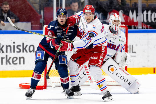 Linköpings Patrick Russell och Timrås Didrik Strömberg