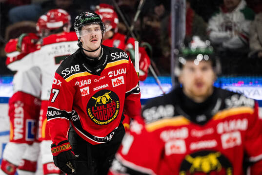Luleås Oskari Laaksonen deppar