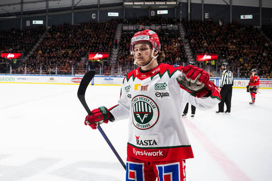 Frölundas Malte Strömwall jublar