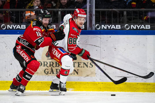 Luleås Einar Emanuelsson och Frölundas Malte Strömwall