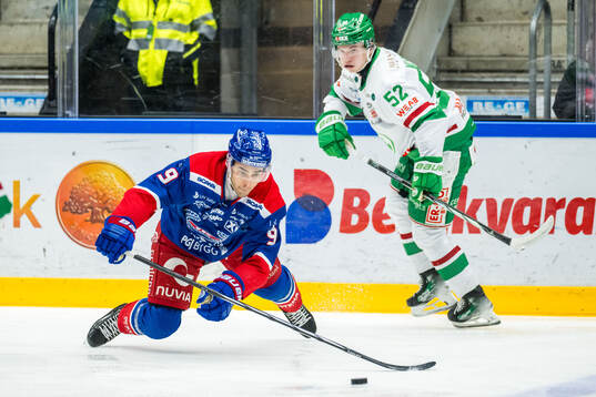Oskarshamns Ahti Oksanen och Rögles Felix Nilsson