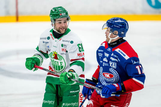 Rögles Lukas Ekeståhl-Jonsson och Oskarshamns Jonas