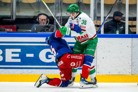 Oskarshamns Lukas Pilö och Rögles Axel Smeds