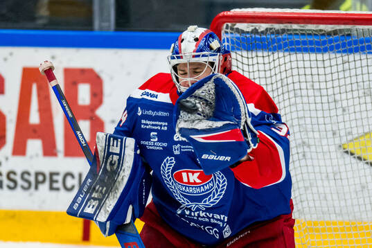 Oskarshamns målvakt Marek Langhamer