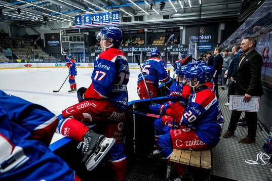 Oskarshamns Jonas Engström och Hynek Zohorna deppar