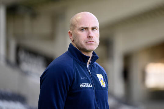 IFK Göteborgs tränare Jens Berthel Askou innan