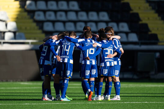 IFK Göteborgs spelare samlas