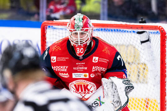 Västerviks målvakt Pontus Eltonius