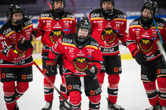 Luleås Lisa Johansson jublar