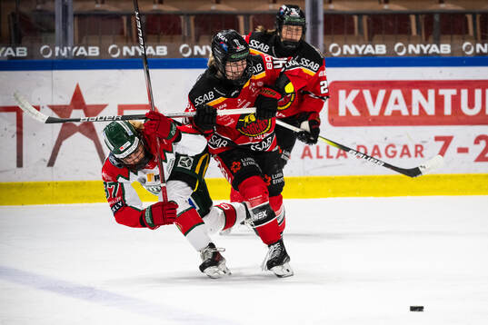 Frölundas Sofie Lundin och Luleås Noora Tulus
