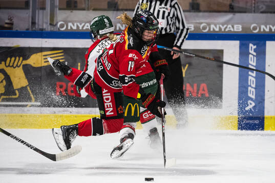 Under semifinal tre i SDHL mellan Luleå och Frölunda