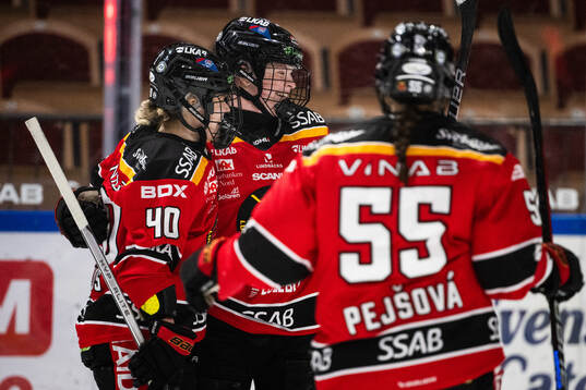 Luleås Astrid Lindeberg jublar