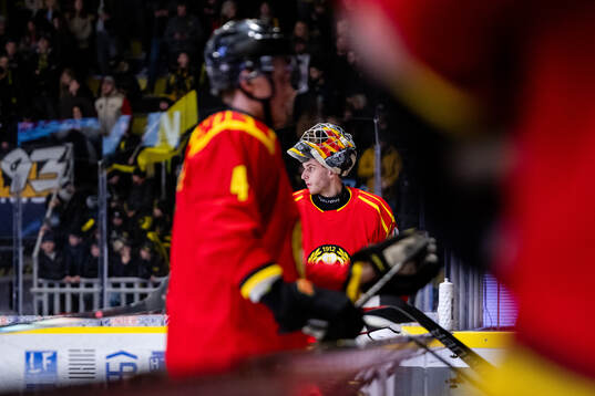Brynäs målvakt Damian Clara