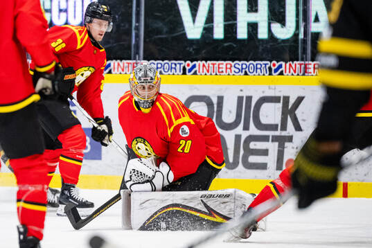 Brynäs målvakt Damian Clara