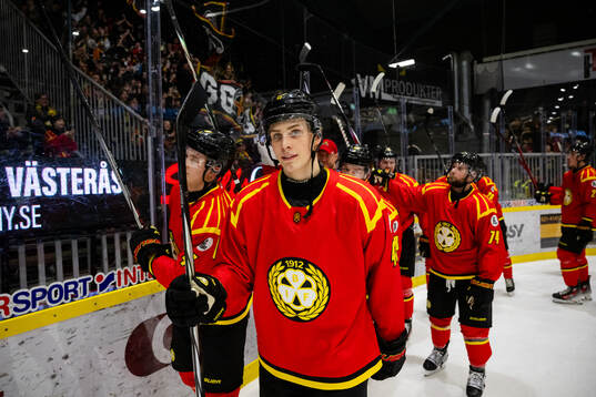 Brynäs Noel Nordh jublar
