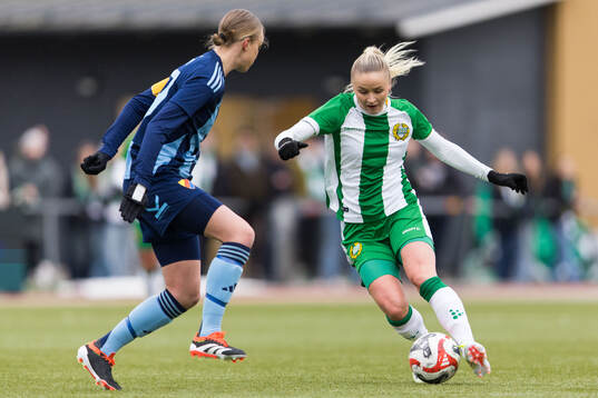 Djurgårdens Matilda Plan och Hammarbys Anna Jøsendal