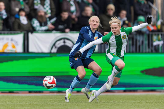 Djurgårdens Stinalisa Johansson och Hammarbys Julie