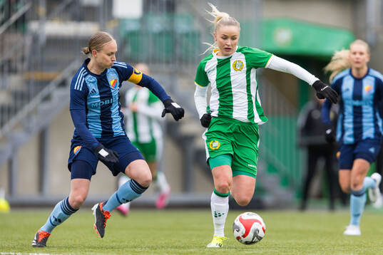 Djurgårdens Matilda Plan och Hammarbys Anna Jøsendal