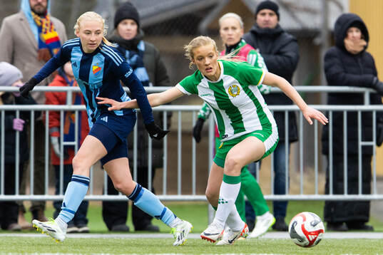 Djurgårdens Stinalisa Johansson och Hammarbys Smilla