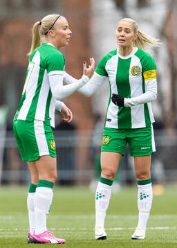 Hammarbys Stina Lennartsson och Alice Carlsson