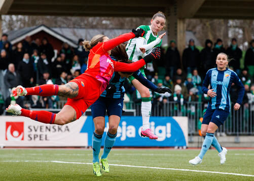Djurgårdens målvakt Katelin Talbert, Djurgårdens Beata