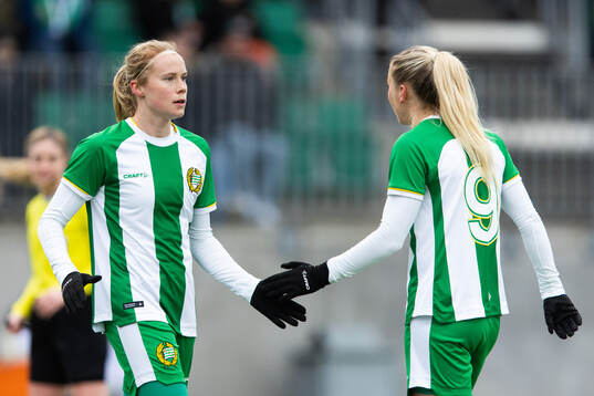 Hammarbys Emma Westin och Anna Jøsendal