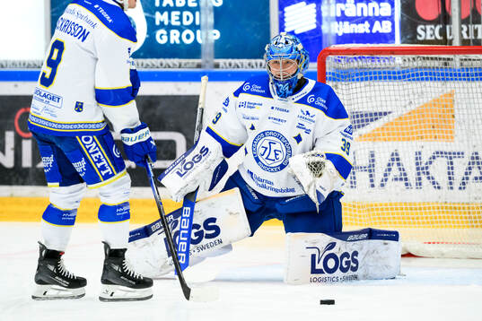Leksands målvakt Filip Larsson