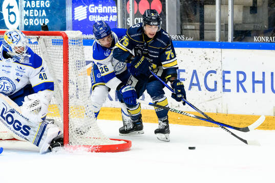 Leksands Patrik Norén och HV71s Radan Lenc