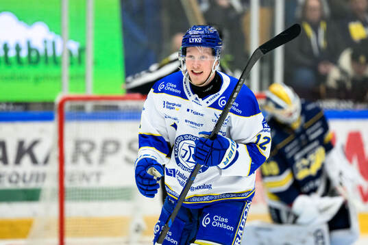 Leksands Kalle Östman jublar