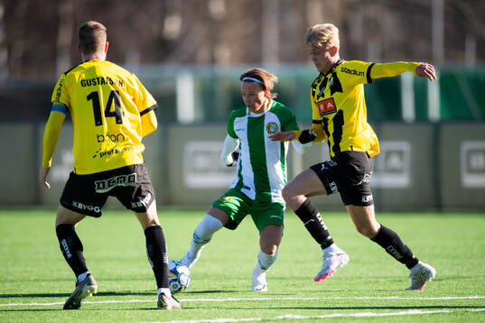 Hammarbys August Mikkelsen och Häckens Isak Brusberg