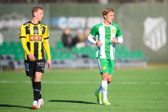 Häckens Julius Lindberg och Hammarbys Markus Karlsson